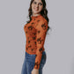 MK726 Southern Soul Velvet Mesh Top