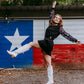 MK399 Texas Rodeo Mesh LS Dress