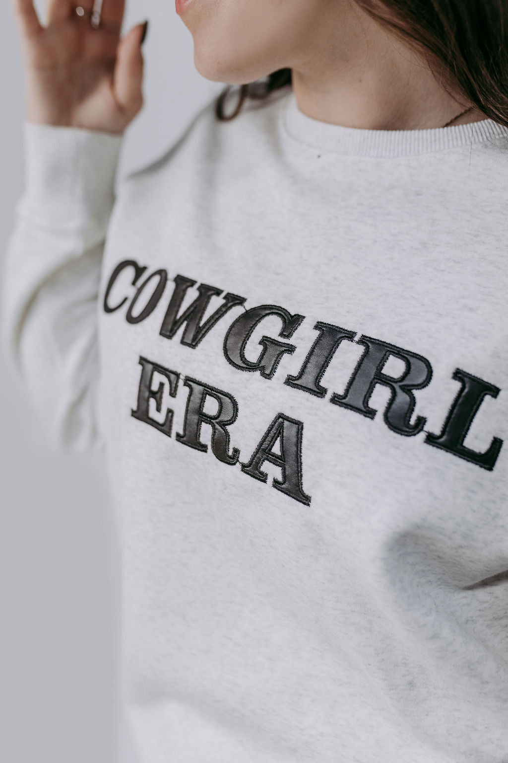 MK711 Cowgirl Era Fleece Sweatshirt