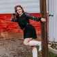 MK399 Texas Rodeo Mesh LS Dress