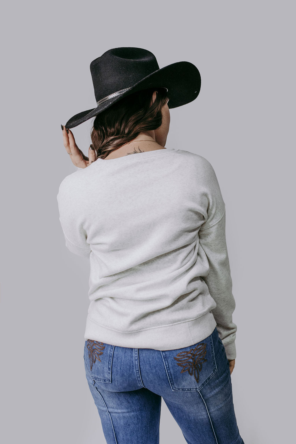 MK711 Cowgirl Era Fleece Sweatshirt