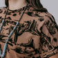 MK728 Wild West 3D Velvet Blouse