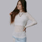 MK706 Embroidery Lace Top