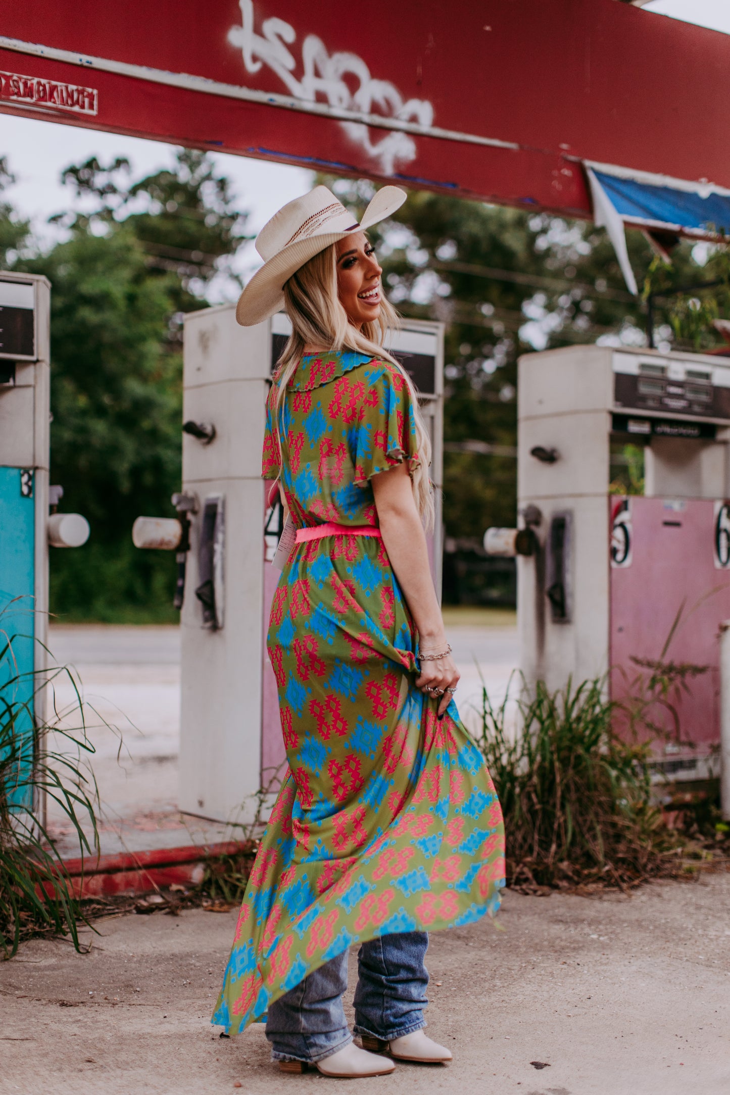 MK363 Aztec Kimono