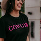 MK406 Cowgirl 3D Sequin Embroidered Tee