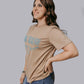 MK269 YEE HAW! Longhorn Embroidered Tee