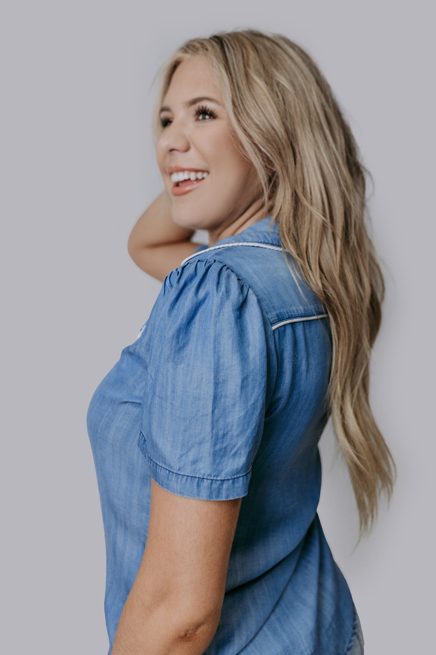 MK731 Western Tencel Button Down