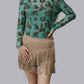 MK725 Daydreamer Velvet Mesh Top