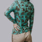 MK725 Daydreamer Velvet Mesh Top