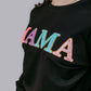 MK393 MAMA Embroidery Sweatshirt