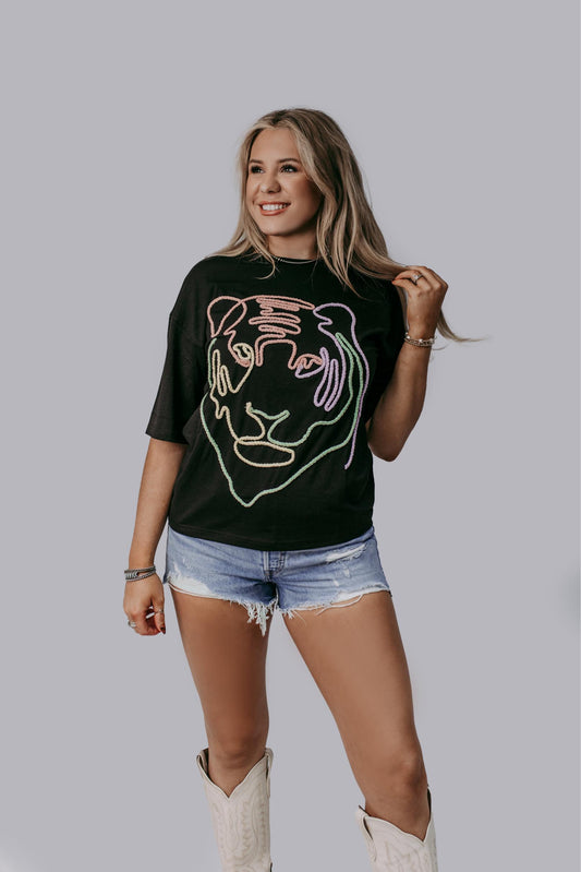 MK487 Tiger Oversize Tee