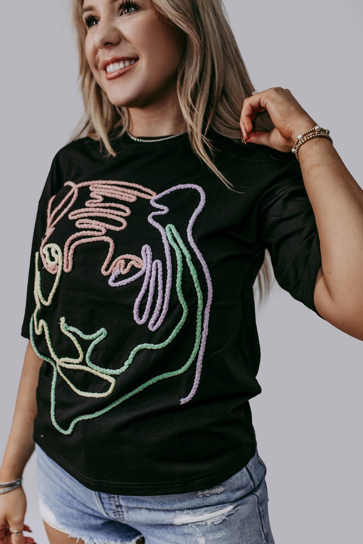 MK487 Tiger Oversize Tee