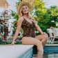MK95 Leopard 1 Piece Bathing Suit