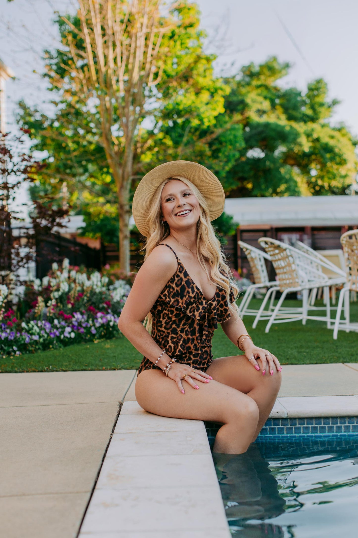 MK95 Leopard 1 Piece Bathing Suit