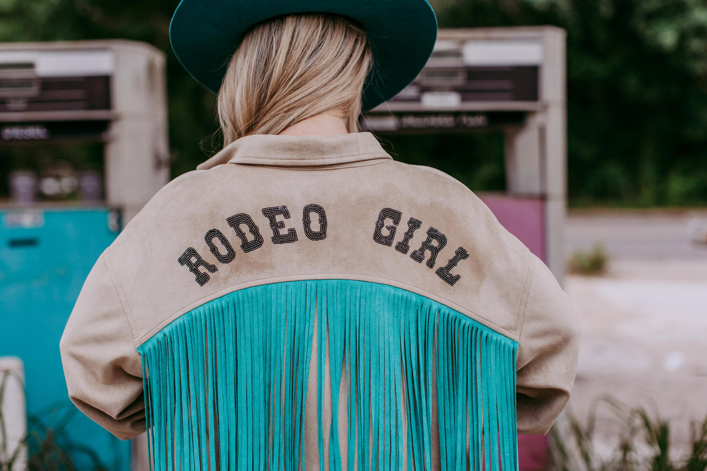 MK358 Sequins Rodeo Fringe Shirt