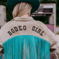 MK358 Sequins Rodeo Fringe Shirt
