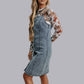 MK609 Denim Button Down Dress