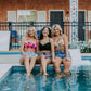 MK104 Pink Cowgirl Bathing Suit Top