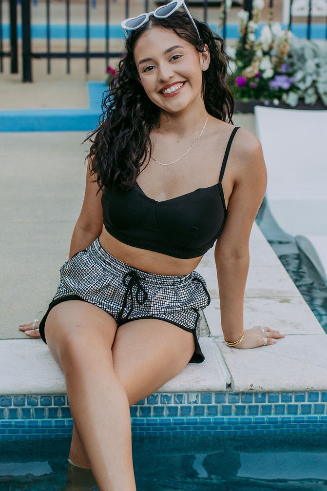 MK103 Black Bathing Suit Top