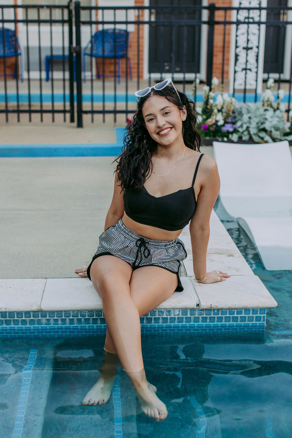 MK107 Leopard Print Bathing Suit Top