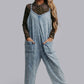 MK470 Acid Washed Jumpsuit - Blue