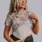 MK613 Rodeo Short Sleeve Mesh Top - Neutral