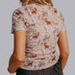 MK613 Rodeo Short Sleeve Mesh Top - Neutral