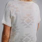 MK640 Aztec Crochet Blouse