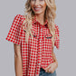 MK611 SL Button Down Shirt - Red