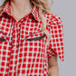 MK611 SL Button Down Shirt - Red