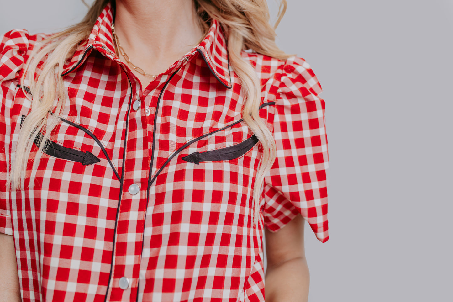 MK611 SL Button Down Shirt - Red