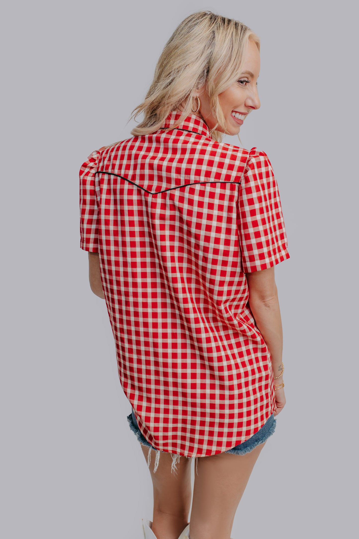 MK611 SL Button Down Shirt - Red