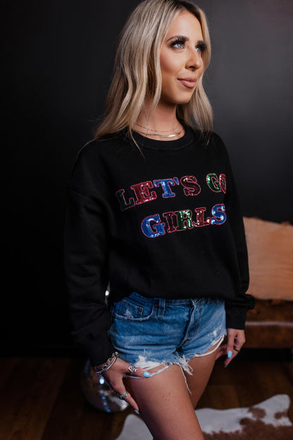 MK558 Lets Go Girls Fleece Sweatshirt