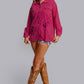 MK560 Cowgirl Boot Gold Foil Shacket