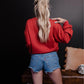 MK548 Game Day Long Sleeve Crop Top