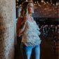 MK0155 Living on the Edge Fringe Tank - White