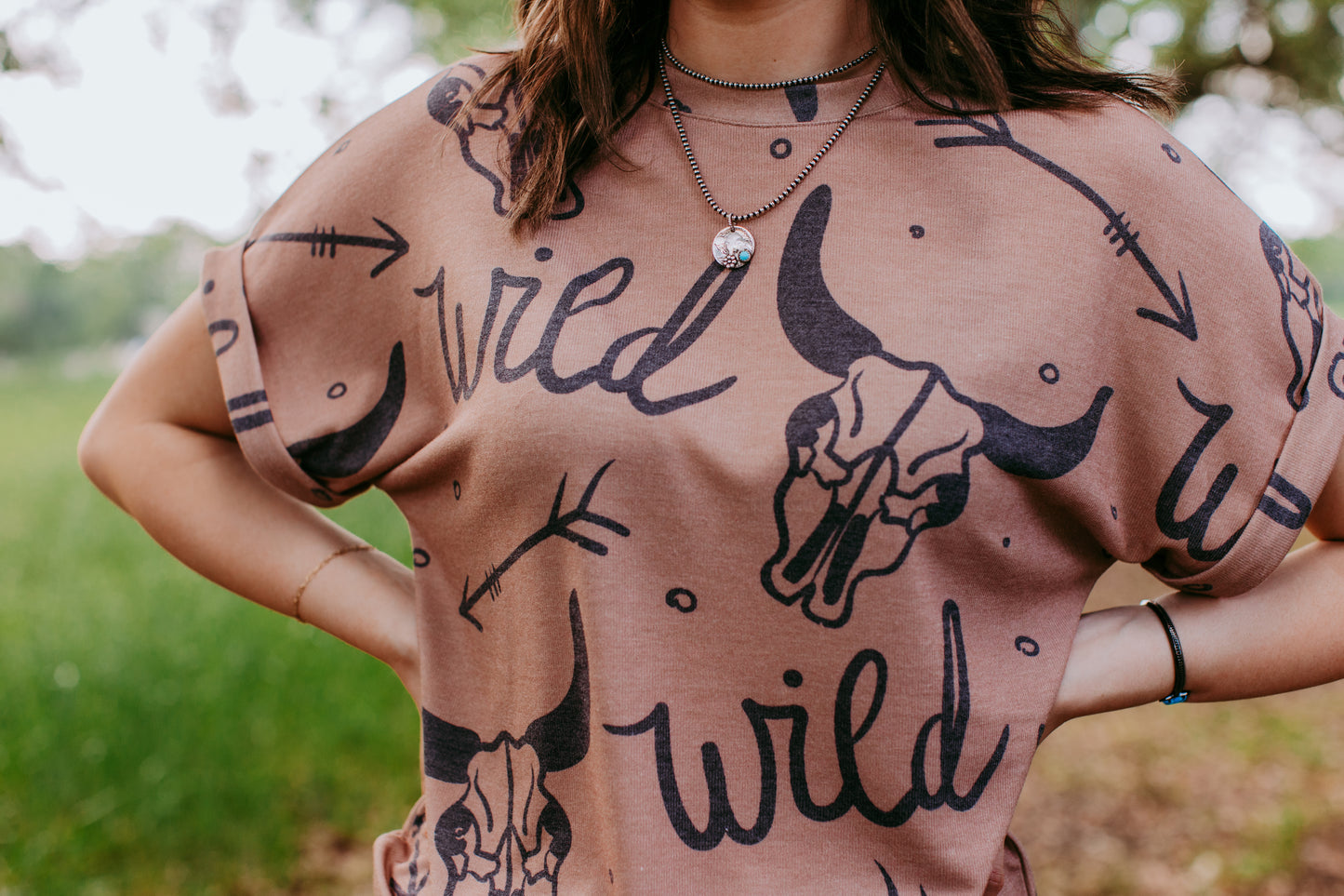 MK445 Oversize Wild Tee