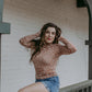 TZ97 Paisley Print Lace Blouse