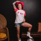 MK390 Y'ALL SL Tee Pink