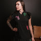 MK360 Sequins Ruffle Dress