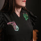 MK360 Sequins Ruffle Dress