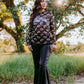 MK468 3D Bows & Football LS Mesh Top