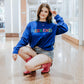 MK303 Take Me to the Weekend 3D Embroidered LS Tee