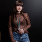 MK534 All About Country 3D LS Mesh Top