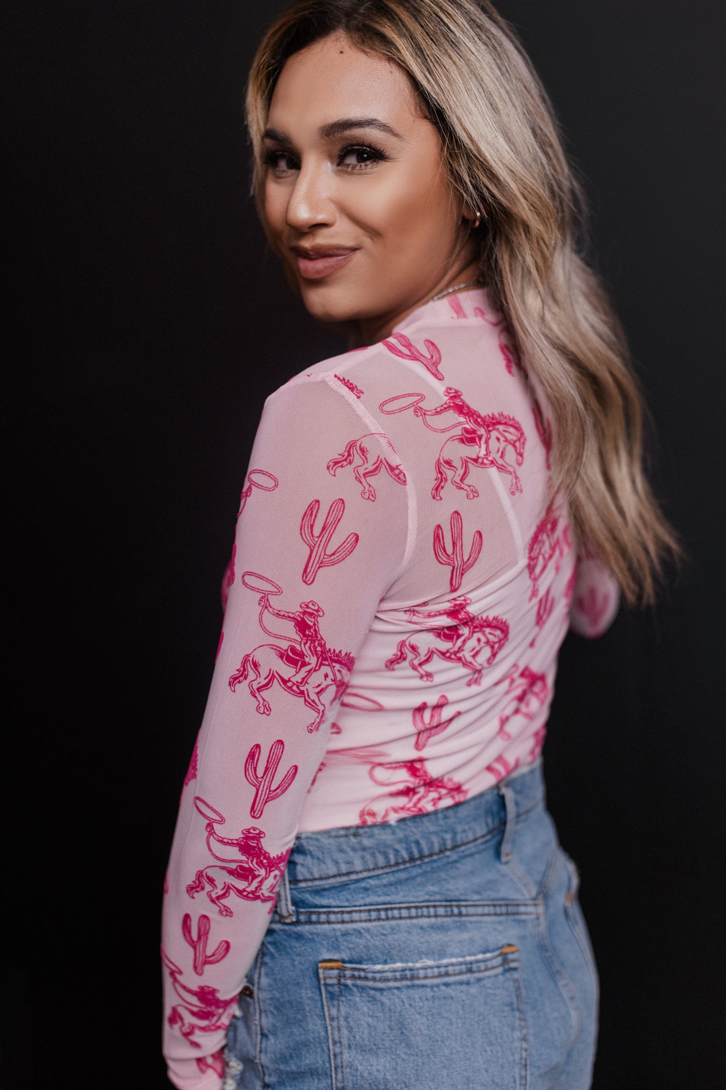 MK397 3D Printed Mesh Top- Pink