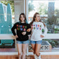 MK177 TOUCHDOWN Sequin Embellished LS Tee-White