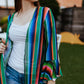 MK203 Rollin with the Flow Mesh Kimono - Serape