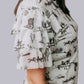 MK680 Western Darlin' Ruffle sleeve Blouse