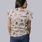 MK690 Western Darlin' Ruffle Sleeve Blouse
