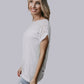 MK673 Aztec Lace Mix Blouse White
